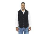 Heren klassiek glad geit suède leren vest-Exeter