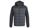Craghoppers Heren Castleford Hybride Jas (Zwart/Koolstof Grijs)
