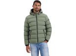 No Excess Jacket short fit sealed hooded padd steel