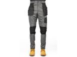 Caterpillar Essentiële Kniezak Stretch Holster Polyester Heren Grijze Buitenbroek
