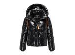 Marikoo dames gewatteerde winterjas Skyraa met capuchon & glanzend design