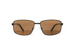 Calvin Klein Rechthoek Heren Ruthenium Bruin CK22122S