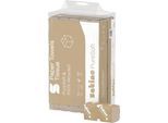 Satino Falthandtücher PureSoft, 2-lagig, V-Falzung, mit Prägung, L 230 x B 240 mm, 100 % Recycling-Karton, soft beige, 4000 Blatt