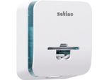 Satino Damenhygienespender FemCare HYGINITY, 3-in-1, für bis zu 160 Tampons/30 Monatsbinden, B 212 x T 251 x H 116 mm, Kunststoff, weiß