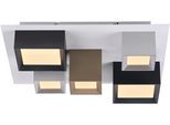 NEUHAUS PURE LED Deckenleuchte "PURE Manhattan", grau (multicolor), 1, Ø 15cm H: 15cm, 1 Stk., Leuchten, Stufenloses dimmen per Funk-Fernbedienung, CCT, Multicolor, LED Deckenleuchte