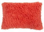 Dekokissen ZOEPPRITZ1828 "Reborn", coral, felloptik, B:50cm L:30cm, Polyester, Dekokissen_Sitzkissen_Kissenhüllen, weiche Kunstfell Kissenhülle