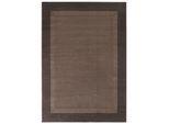 NYVI Teppich Basic - Strapazierfähig, Pflegeleicht, Vielseitig Farbe:Braun;Größe:200x290 cm