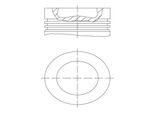 MAHLE Kolben 028pi00139000 für CUPRA