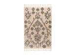 Kayoom , Weiß , Textil , geometrisch , rechteckig , 160x230 cm , für Fußbodenheizung geeignet ,