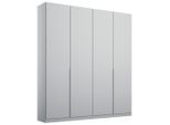 Rauch Möbel Drehtürenschrank Rauch Alabama, Hellgrau, Holzwerkstoff, 4 Fächer, 181x229x54 cm, Blauer Engel, Goldenes M, BQ - Bündnis für Qualität, Made in Germany, DIN EN ISO 50001, Schlafzimmer, Kleiderschränke, Kleiderschränke 4-türig