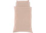 Babybettwäsche TRÄUMELAND "Jersey Kuschelhase", beige, B/L: 100cm x 135cm, 1 Stk., 1 Stk., Jersey, B/L: 60cm x 40cm, 2 Stk., Jersey, Obermaterial: 100% Baumwolle, Bettwäsche, mit Allover-Print