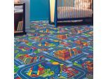 Teppichboden ANDIAMO "City, Schlinge, Gesamthöhe 6,5 mm, Luxusklasse LC1", grau, B:400cm L:450cm, Kunstfaser, Teppiche, Teppichboden, Spielteppich, Straßenteppich, Breite 200 cm oder 400 cm, Kinderzimmer