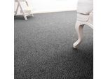 Teppichboden ANDIAMO "Carlos, Feinschlinge, Gesamthöhe 6,5 mm, Made in Netherlands", grau (anthrazit), B:400cm L:350cm, Polypropylen, Teppiche, Teppichboden, melierte Optik, Breite 200, 400 cm oder 500 cm, strapazierfähig