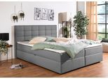 Boxbett HOME AFFAIRE "Carde", grau, B:194cm L:230cm, Komplettbetten, Boxbett, wahlweise mit Bettkasten, in H2, H3 & H4 erhältlich