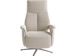 TV-Sessel SIT & MORE "TV Lazy", beige (creme), B:75cm H:113cm T:85cm, 100% Polyester, Sessel, TV-Sessel, mit Herz-Waage-Positon und 3 Motoren