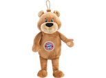 Wärmflasche NICI "FC BAYERN MÜNCHEN Berni, 300 ml, 35 cm", braun, Wärmflaschen, KinderB:18cm H:35cm T:17cm, Wärmflasche, 2in1 - Kuscheltier & Wärmflasche in einem, B:18cm H:35cm T:17cm