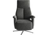 TV-Sessel SIT & MORE "TV Lazy", grau (dunkelgrau), B:75cm H:117cm T:85cm, 100% Polyester, Sessel, TV-Sessel, mit Herz-Waage-Positon und 3 Motoren