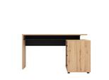 Schreibtisch HOME AFFAIRE "Arhimed", braun (artisan eiche), B:137,5cm H:75cm T:101,5cm, Tische, Schreibtisch, zeitlos und praktisch, Home Office geeignet