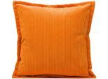 Sitzauflage GÖZZE "Capri", orange, B:40cm H:4cm, Polyester, Polsterauflagen, Sitzauflage
