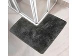 Badematte OTTO HOME "Sanremo Standard, Badvorleger, Badezimmer Teppich, sehr weich" Gr. 62, grau (anthrazit), H:30mm, Polyester, Badematten, Badematte, Badteppich, unifarben, rechteckig, rund & als 3-tlg. Set erhältlich