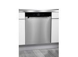 BAUKNECHT Unterbaugeschirrspüler "BUC 3C26 X", Energieeffizienz: E, silber (edelstahlfarben), B:59,8cm H:82cm T:59cm, Geschirrspüler, ActiveDry – automatische Türöffnung für perfekt getrocknetes Geschirr, Unterbaugeschirrspüler
