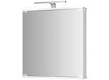 Spiegelschrank JOKEY "Kandi Bad mit LED Beleuchtung", weiß, B:60cm H:70,2cm T:19cm, MDF, Schränke, Spiegelschrank, 60 x 70,2 x 19,4 cm