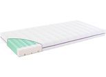 Kindermatratze PAIDI "LITTLE FLIPzZz in 90x200, 120x200 & 140x200 cm, Wendematratze", Kinder, Gr. 1+2 ( - ), 14cm, 90x200cm, Material oben: 33% Viskose, 67% Polyester, B/L: 90cm x 200cm, 1 Stk., weiß, Bezug: 67% Polyester, 33% Viskose, Matratzen Kindermatratze, atmungsaktiv, ergonomisch, Bezug bei 60C waschbar, allergikergeeignet