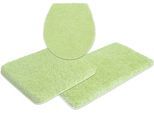 Badematte OTTO HOME "Sanremo Standard, Badvorleger, Badezimmer Teppich, sehr weich" Gr. 12, grün, H:30mm, Polyester, Badematten, Badematte, Badteppich, unifarben, rechteckig, rund & als 3-tlg. Set erhältlich