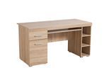 Schreibtisch HOME AFFAIRE "Alfa", braun (sonoma eiche), B:145cm H:75,5cm T:65,5cm, Tische, Schreibtisch, mit Stauraum, gut geeignet für das Home Office