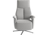 TV-Sessel SIT & MORE "TV Lazy", grau (silber), B:75cm H:115cm T:85cm, 98% Polyester 2% Polyamid, Sessel, TV-Sessel, mit Herz-Waage-Positon und 3 Motoren
