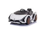 TPFLivingElektro-Kinderauto Lamborghini Sian weiß