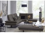 Ecksofa W.SCHILLIG "broadway, Designsofa, toller Sitzkomfort, zeitlos, elegant, L-Form", grau (anthrazit s22), B:284cm H:94cm T:224cm, Flachgewebe S22 (100% Polyester), Sofas, Ecksofa, Sitztiefenverstellung, Kopfteil- & Seitenteilverstellung, Breite 284cm