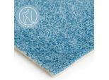 Teppichboden ANDIAMO "Catania, Velours, Gesamthöhe 7,5 mm, Luxusklasse LC1", blau, B:500cm L:200cm, Kunstfaser, Teppiche, meliert, Breite 400 cm oder 500 cm, strapazierfähig & pflegeleicht
