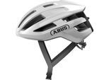 Fahrradhelm ABUS "POWERDOME" Gr. M, weiß, Helme, M Kopfumfang: 54cm - 58cm, glänzend, unifarben