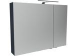 Spiegelschrank WELLTIME "Lacona", transparent, B:90cm H:68cm T:15,8cm, Holzwerkstoff, Schränke, Spiegelschrank