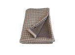 Wohndecke APELT "Alois", natur, beige, braun, B:130cm L:180cm, Mischgewebe, Wohndecken, Wohndecke, Italienische Wolle