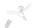 BRILONER LEUCHTEN LED Deckenleuchte "LUFITO", weiß (weiß matt), 1, Ø 78cm H: 26cm, 1 Stk., Leuchten, Schlafzimmer, Wohnzimmer, Esszimmer, Flur, Küche, LED Deckenleuchte