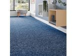 Teppichboden ANDIAMO "Matz, Schlinge, Gesamthöhe 6 mm, Luxusklasse LC1", blau, B:400cm L:400cm, Kunstfaser, Teppiche, meliert, Breite 400 cm oder 500 cm, strapazierfähig & pflegeleicht