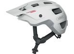 Mountainbikehelm ABUS "MODROP" Gr. L, weiß (polar weiß), Helme, L Kopfumfang: 57cm - 61cm
