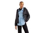 Levis Dames Inpakbare Slim Puffer Jas (Zwart)