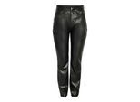Noisy May Dames Faux Leren Chino's (Zwart)