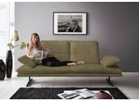 2-Sitzer W.SCHILLIG "broadway, Designsofa mit tollem Sitzkomfort, Breite 216cm", grün (camouflage z69), B:216cm H:94cm T:96cm, Longlife Xtra-Leder Z69: Das feinnarbige, gedeckte Softleder Z69 besticht durch seine außergewöhnliche Weichheit im trendigen »Vintage-Look«, Hautstärke 0, 9 - 1, 1 mm, Sofas, 2-Sitzer, Sitztiefenverstellung, Kopfteil- & Seitenteilverstellung, Breite 216cm