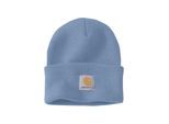 Baskenmütze CARHARTT "Beanie", Damen, blau (hellblau), Obermaterial: 100% Polyacryl PAN., Mützen Baskenmütze