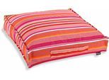 Sitzkissen H.O.C.K. "Yucatan Stripes", bunt (alt pink, pastellpink, pink, pink rose, bedruckt gestreift), B:50cm H:10cm L:50cm, Polyacryl (dralon), Dekokissen_Sitzkissen_Kissenhüllen, Sitzkissen, mit Streifenmuster