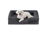 FEANDREA Orthopädisches Hundebett M-XXXL, abnehmbarer Bezug, erhöhte Ränder, rutschfest M