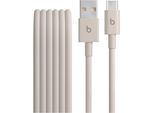 APPLE USB-Kabel "USB-A auf USB-C Gewebtes Kabel", grau (energie, grau), 150cmcm, Kabel
