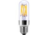 SEGULA LED-Leuchtmittel "LED Tube High Power klar", Energieeffizienz: E (A-G), transparent, L:115cm Ø:32cm, Leuchtmittel, dimmbar, E27, Tube High Power, klar