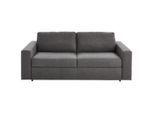 Novel Schlafsofa, Graphit, Kunststoff, 2-Sitzer, 198x84x98 cm, Oeko-Tex® Standard 100, Liegefunktion, Rücken echt, Kinder- & Jugendzimmer, Jugendmöbel, Jugendsofas