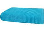 Duschtuch DYCKHOFF "Duschtuch BRILLANT, Baumwolle, 70x140 cm, 550 g/m²", bunt (türkis), B:70cm L:140cm, Frottier, Baumwolle, Handtücher, Baumwolle