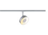 PAULMANN Schienensystem-Leuchten "URail Spot Circle 1x5W 2700-4000K 230V", silber (chromfarben matt), 1, Ø 10cm, 1 Stk., Leuchten, Dimmbar